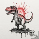 Tattoo design, handpoke style, the “no intern… – tattoo sketch (№1751581891_0, 03.07.2025 22:31) — tattoovalue.net