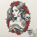 Tattoo sleeve design, japanese street fashion… – tattoo sketch (№1751583517_0, 03.07.2025 22:58) — tattoovalue.net