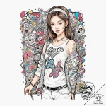 Tattoo sleeve design, japanese street fashion… – tattoo sketch (№1751584892_0, 03.07.2025 23:21) — tattoovalue.net