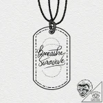 Tattoo design, a soldier’s dog tag, the name… – tattoo sketch (№1751587035_0, 03.07.2025 23:57) — tattoovalue.net