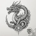 Tattoo sleeve design, summoner’s pact, a youn… – tattoo sketch (№1751589217_0, 04.07.2025 00:33) — tattoovalue.net