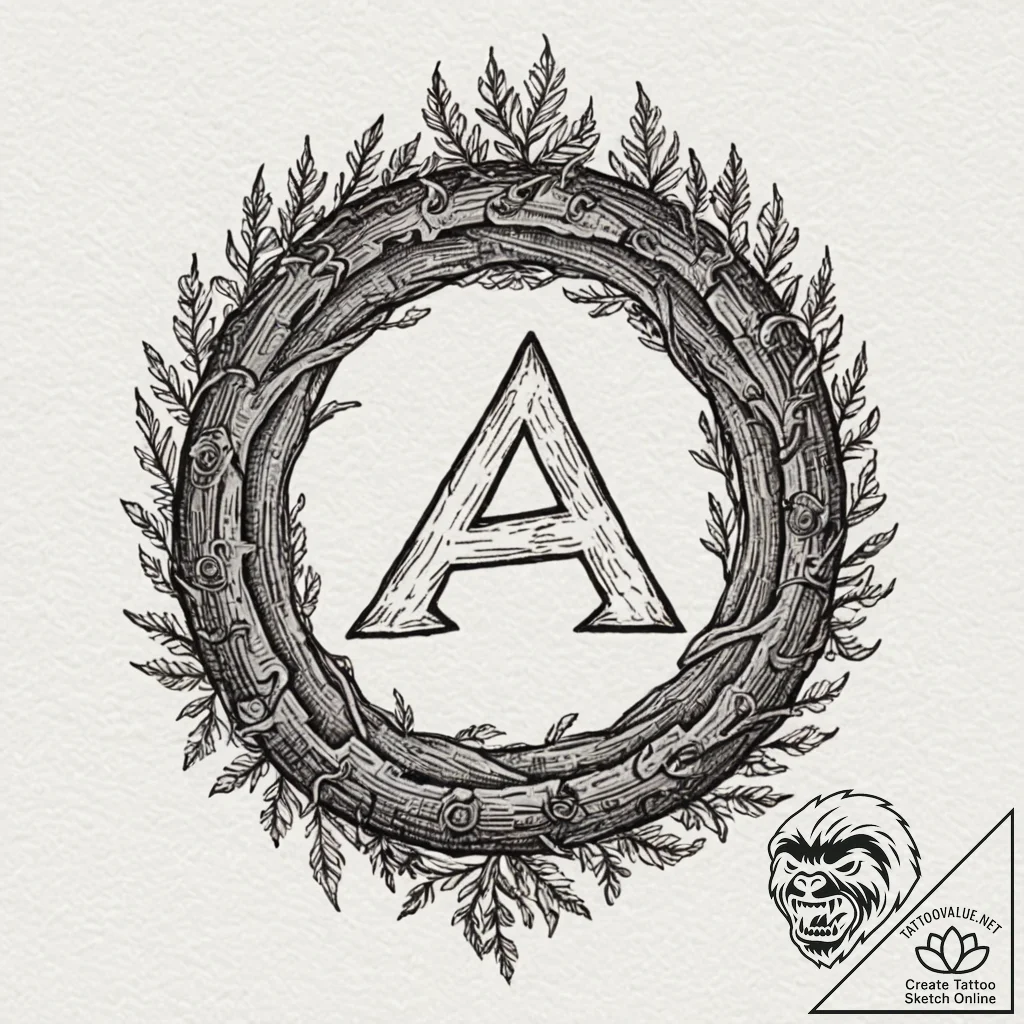 Tattoo sketch — ancient bark peeled back from... - tattoo sketch (№1751589568_0, 04.07.2025 00:39) — tattoovalue.net