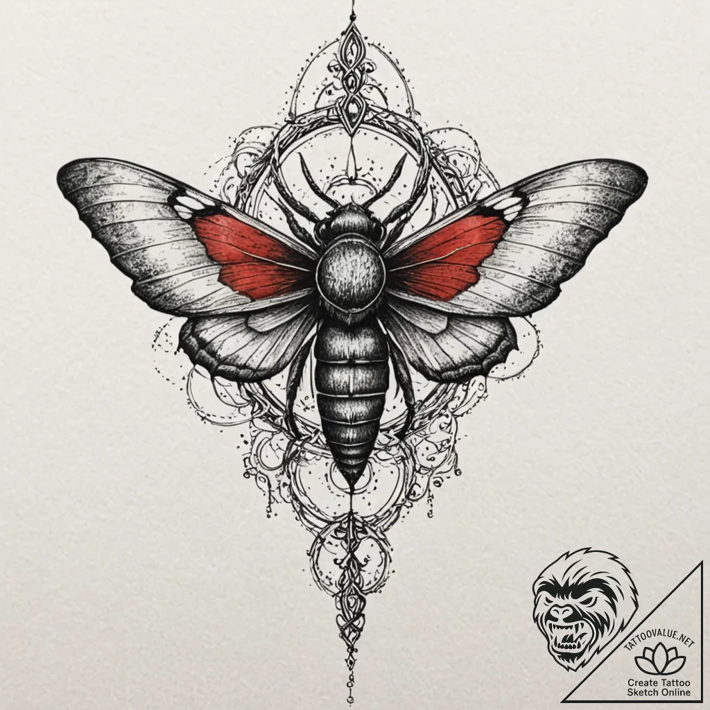 Tattoo design, vegvisir incorporated into the... - tattoo sketch (№1751591849_0, 04.07.2025 01:17) — tattoovalue.net
