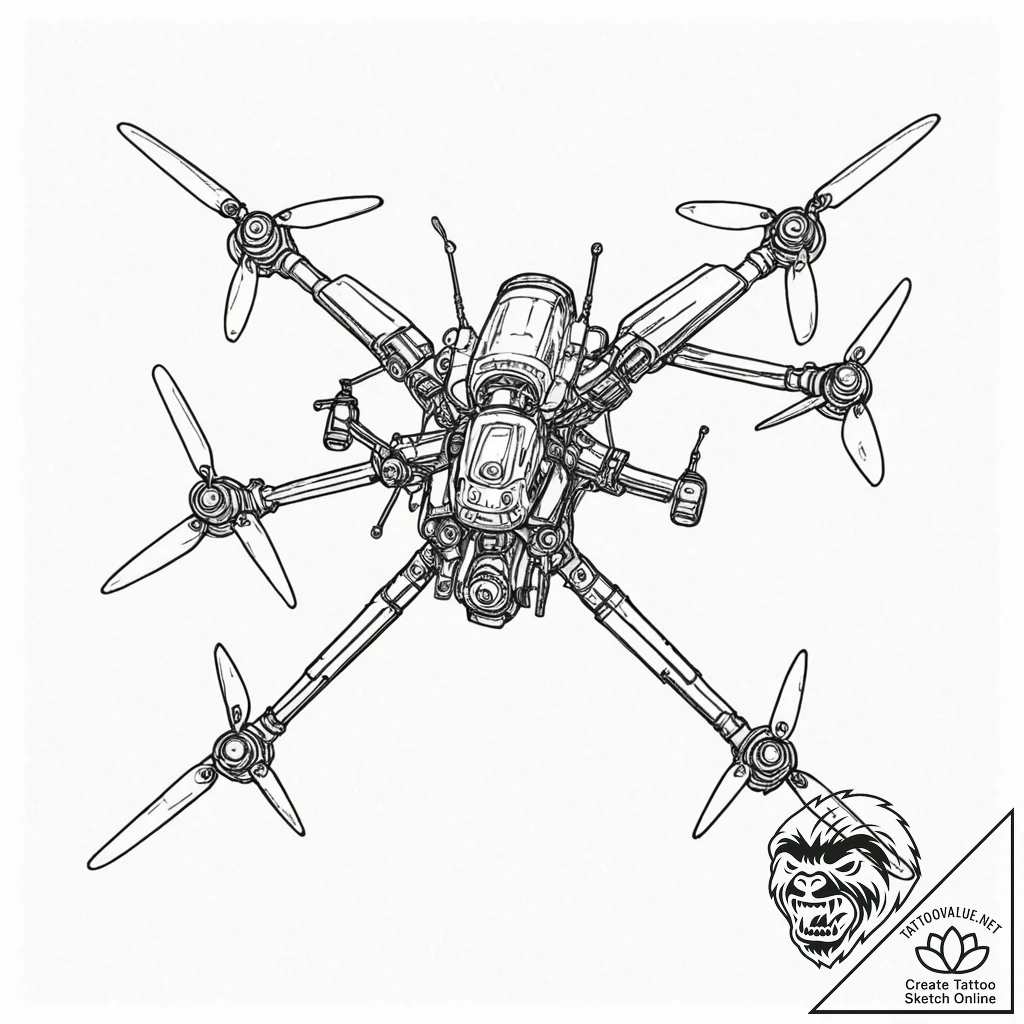 Tattoo design, schematics and blueprints of a... - tattoo sketch (№1751592195_0, 04.07.2025 01:23) — tattoovalue.net