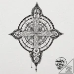 группа 8: esoteric & alchemical symbols (эзот… – tattoo sketch (№1751593935_0, 04.07.2025 01:52) — tattoovalue.net
