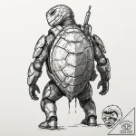 Tattoo design, a soldier’s back, loaded with… – tattoo sketch (№1751599460_0, 04.07.2025 03:24) — tattoovalue.net