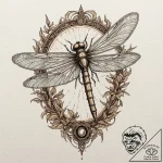 Tattoo design, a reconnaissance drone stylize… – tattoo sketch (№1751602048_0, 04.07.2025 04:07) — tattoovalue.net