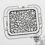 Tattoo design, a tv dinner tray, the compartm… – tattoo sketch (№1751602390_0, 04.07.2025 04:13) — tattoovalue.net