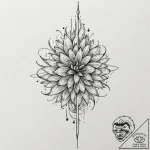 Tattoo design, a liquid chrome substance, for… – tattoo sketch (№1751602907_0, 04.07.2025 04:21) — tattoovalue.net