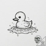 Tattoo design, a crying eye, but the tears fo… – tattoo sketch (№1751603596_0, 04.07.2025 04:33) — tattoovalue.net