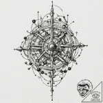 Tattoo design, the chemical structure of adre… – tattoo sketch (№1751604112_0, 04.07.2025 04:41) — tattoovalue.net