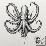 Tattoo design, a human hand, the fingers are… – tattoo sketch (№1751605006_0, 04.07.2025 04:56) — tattoovalue.net