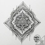 Tattoo design, a ballot box that is also a pa… – tattoo sketch (№1751606470_0, 04.07.2025 05:21) — tattoovalue.net