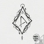 Tattoo design, handpoke style, a dead battery… – tattoo sketch (№1751607474_0, 04.07.2025 05:37) — tattoovalue.net