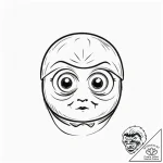 Tattoo design, a daruma doll, one eye filled… – tattoo sketch (№1751607560_0, 04.07.2025 05:39) — tattoovalue.net