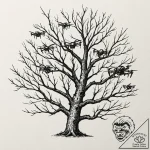 Tattoo design, a group of drones sleeping or… – tattoo sketch (№1751609370_0, 04.07.2025 06:09) — tattoovalue.net