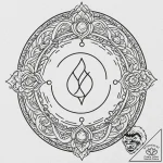 The alchemical symbols for the four elements,… – tattoo sketch (№1751610232_0, 04.07.2025 06:23) — tattoovalue.net