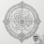 A dotwork tattoo design of the marauder’s map… – tattoo sketch (№1751615705_0, 04.07.2025 07:55) — tattoovalue.net