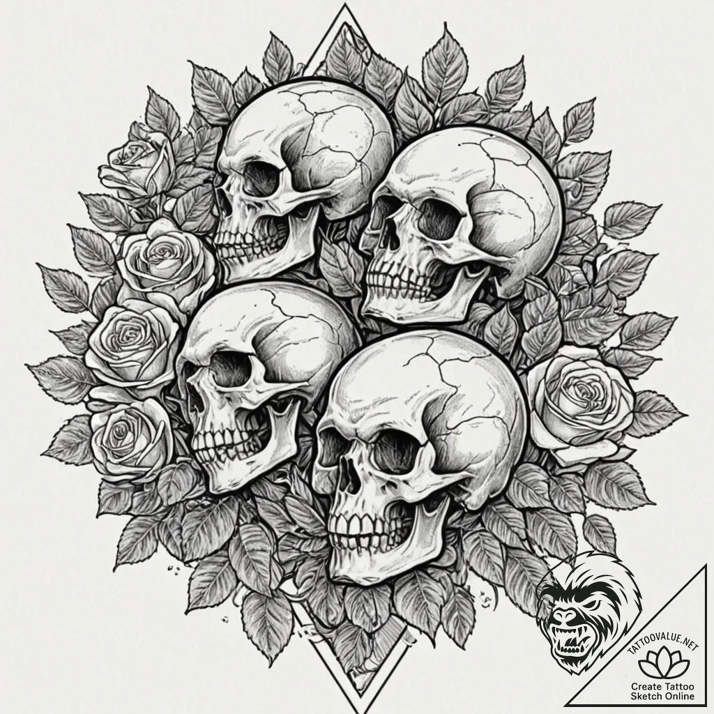 A graphic novel panel of dutch and the predat... - tattoo sketch (№1751618604_0, 04.07.2025 08:43) — tattoovalue.net
