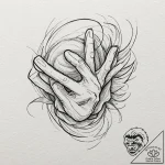 A graphic novel panel of neo’s “whoa” moment…. – tattoo sketch (№1751620188_0, 04.07.2025 09:09) — tattoovalue.net