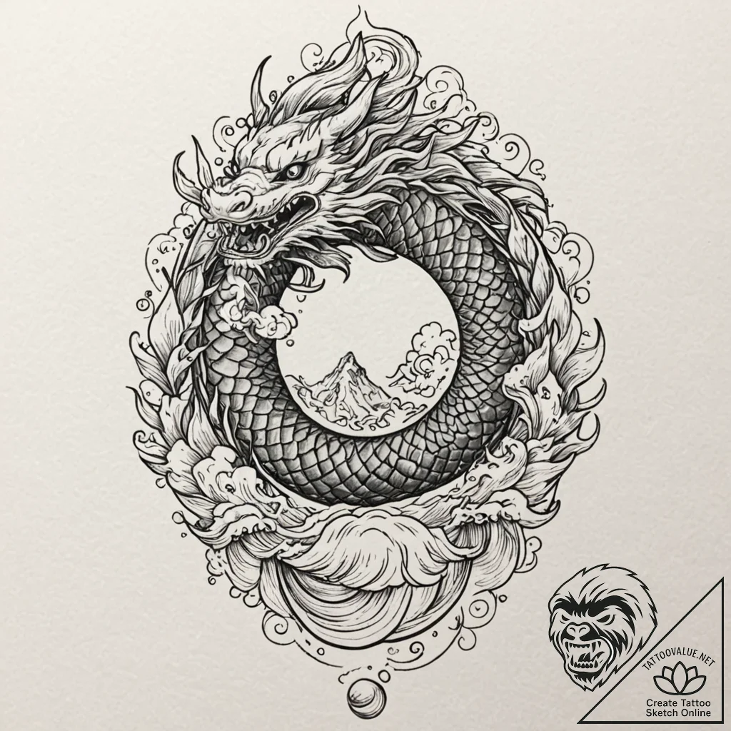 A linework tattoo of the "rating" system from... - tattoo sketch (№1751620444_0, 04.07.2025 09:14) — tattoovalue.net