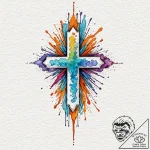 Icon, tattoo line art, professional artwork,… – tattoo sketch (№1751620871_0, 04.07.2025 09:21) — tattoovalue.net