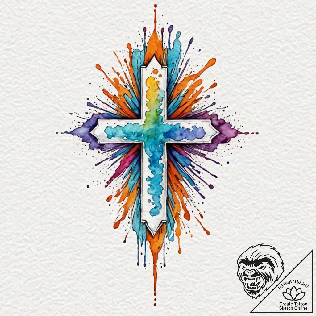 Icon, tattoo line art, professional artwork,... - tattoo sketch (№1751620871_0, 04.07.2025 09:21) — tattoovalue.net