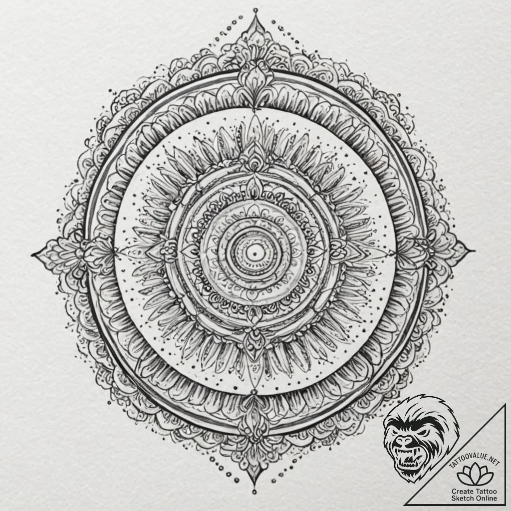 A watercolor sketch of a magical portal, swir... - tattoo sketch (№1751622192_0, 04.07.2025 09:43) — tattoovalue.net