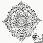 Numbers (as elements), ink illustration for t… – tattoo sketch (№1751624400_0, 04.07.2025 10:20) — tattoovalue.net