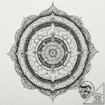 Sight, tattoo line art, on textured artist pa… – tattoo sketch (№1751624742_0, 04.07.2025 10:25) — tattoovalue.net