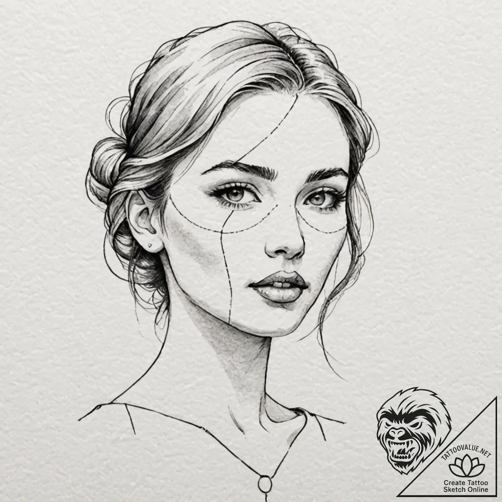 Watercolor sketch of luv, with a single, cold... - tattoo sketch (№1751625602_0, 04.07.2025 10:40) — tattoovalue.net
