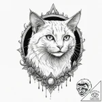 A watercolor sketch of the animated “a dream… – tattoo sketch (№1751628338_0, 04.07.2025 11:25) — tattoovalue.net