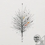 A watercolor sketch of the wall, immense and… – tattoo sketch (№1751630318_0, 04.07.2025 11:58) — tattoovalue.net