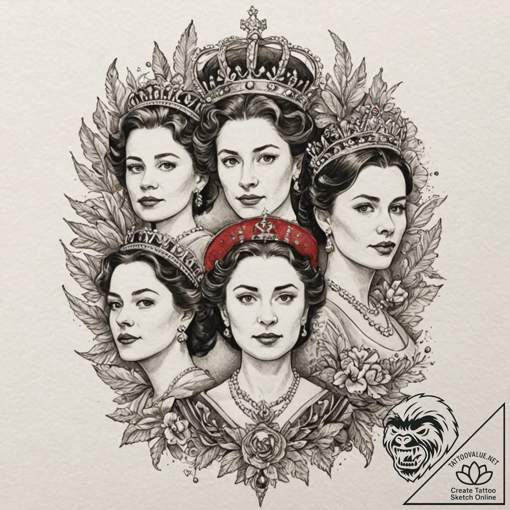 A sketch of the main characters from the crow... - tattoo sketch (№1751634593_0, 04.07.2025 13:09) — tattoovalue.net