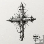 Prickly wire, tattoo sketch design, clear ima… – tattoo sketch (№1751641898_0, 04.07.2025 15:11) — tattoovalue.net