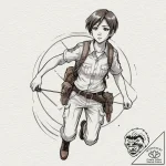 The scout regiment logo from attack on titan,… – tattoo sketch (№1751644918_0, 04.07.2025 16:01) — tattoovalue.net