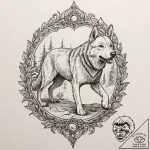 A horrifying graphic novel style tattoo of th… – tattoo sketch (№1751645090_0, 04.07.2025 16:04) — tattoovalue.net