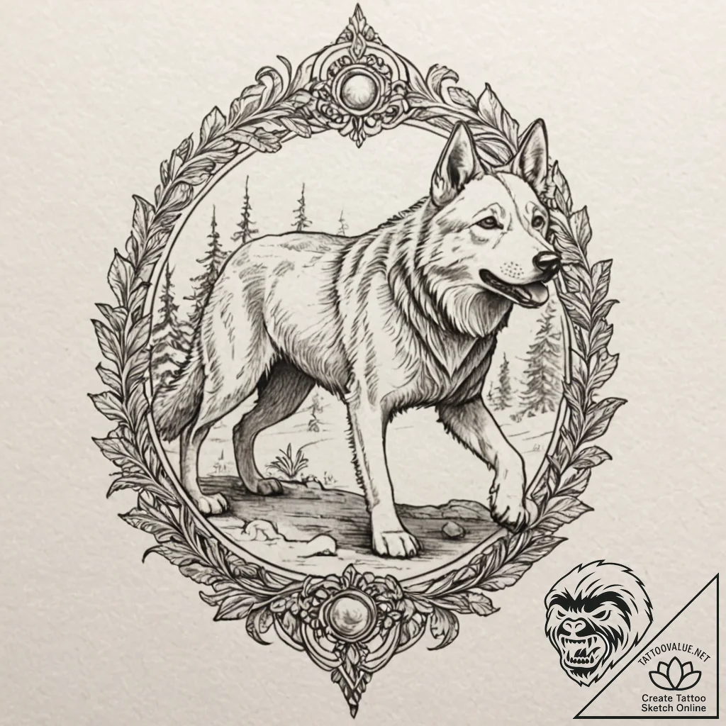 A horrifying graphic novel style tattoo of th... - tattoo sketch (№1751645090_0, 04.07.2025 16:04) — tattoovalue.net
