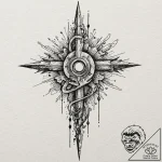 Pop culture & historical, tattoo drawing outl… – tattoo sketch (№1751645754_0, 04.07.2025 16:15) — tattoovalue.net