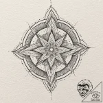 A watercolor sketch of the starcourt mall, in… – tattoo sketch (№1751649582_0, 04.07.2025 17:19) — tattoovalue.net