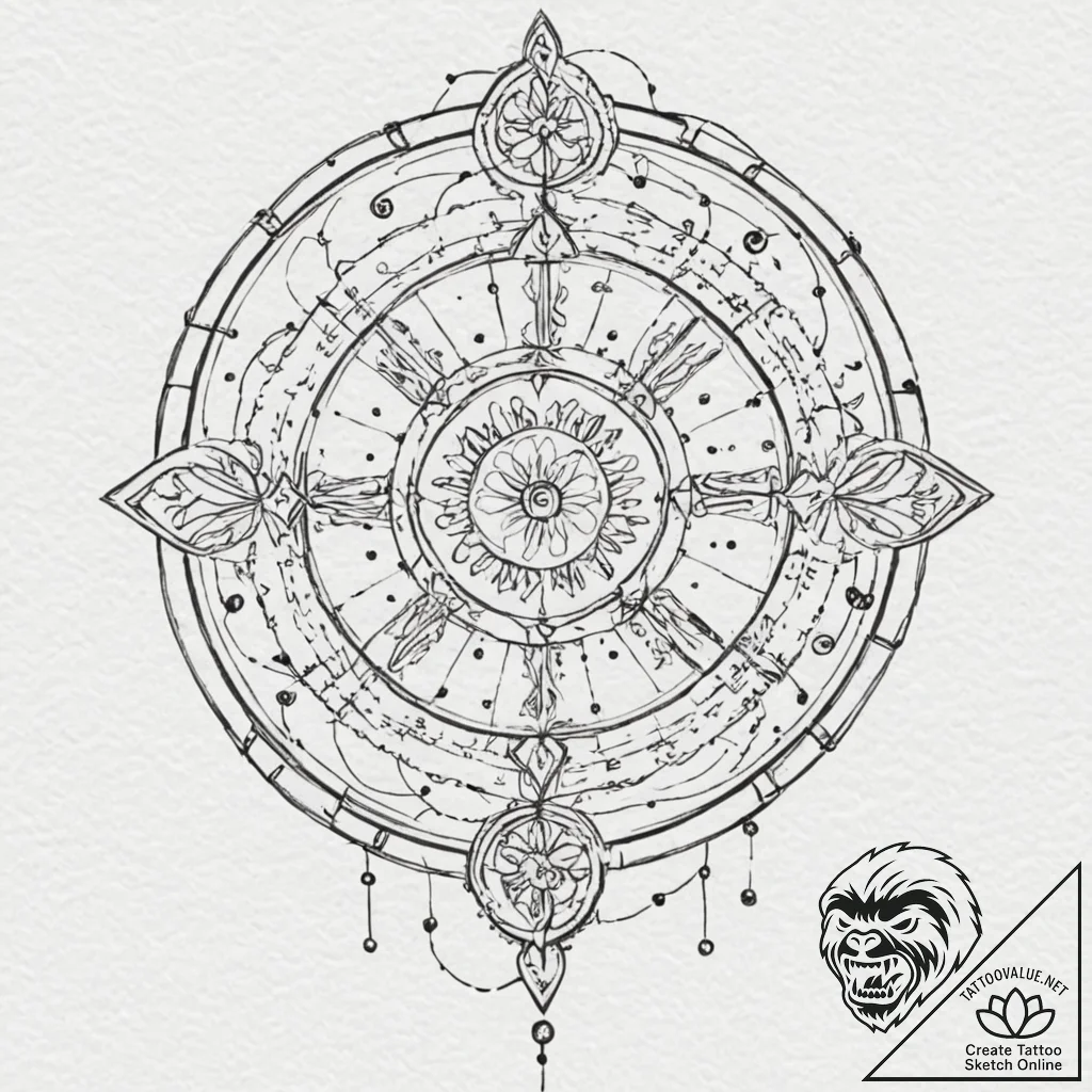 A constellation of a specific zodiac sign (is... - tattoo sketch (№1751650251_0, 04.07.2025 17:30) — tattoovalue.net