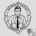 A sketch of sterling archer, with the phrase… – tattoo sketch (№1751653737_0, 04.07.2025 18:28) — tattoovalue.net