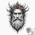 A sketch of treebeard the ent, ancient and wi… – tattoo sketch (№1751658622_0, 04.07.2025 19:50) — tattoovalue.net