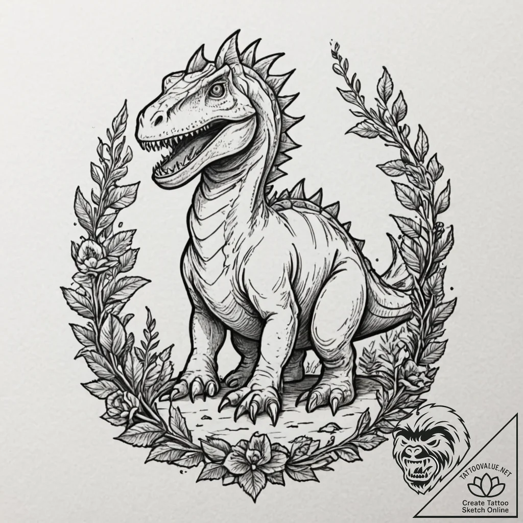 A neo-traditional tattoo of the barbasol can... - tattoo sketch (№1751659469_0, 04.07.2025 20:04) — tattoovalue.net