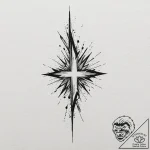A minimalist tattoo of harry’s lightning bolt… – tattoo sketch (№1751659812_0, 04.07.2025 20:10) — tattoovalue.net