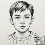 A sketch of the iconic final shot of the 400… – tattoo sketch (№1751659981_0, 04.07.2025 20:13) — tattoovalue.net