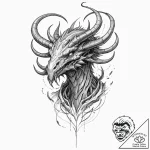 A neo-traditional portrait of a zergling from… – tattoo sketch (№1751660919_0, 04.07.2025 20:28) — tattoovalue.net