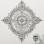 Morse code message, tattoo drawing outline, h… – tattoo sketch (№1751661003_0, 04.07.2025 20:30) — tattoovalue.net