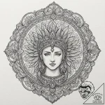 Spartan, tattoo drawing outline, ornamental t… – tattoo sketch (№1751661766_0, 04.07.2025 20:42) — tattoovalue.net