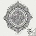 A watercolor tattoo of the surreal, saturated… – tattoo sketch (№1751662878_0, 04.07.2025 21:01) — tattoovalue.net